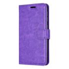 Crazy Horse Texture Horizontal Flip Leather Case with Holder & Card Slots & Wallet & Photo Frame for Galaxy S10(purple) - 1