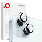For iPhone 15 / 15 Plus NORTHJO Camera Lens Protector Clear Ring Tempered Glass Film(Clear) - 1