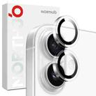 For iPhone 16 / 16 Plus NORTHJO Camera Lens Protector Clear Ring Tempered Glass Film(Clear) - 1
