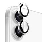 For iPhone 16 / 16 Plus NORTHJO Camera Lens Protector Clear Ring Tempered Glass Film(Clear) - 2