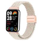 For Xiaomi Smart Band 9 Pro / Redmi Watch 5 Slim Magnetic Buckle Braided Loop Watch Band(Spring Cherry) - 1
