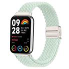 For Xiaomi Smart Band 9 Pro / Redmi Watch 5 Slim Magnetic Buckle Braided Loop Watch Band(Pale Mint) - 1