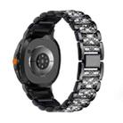 For Samsung Galaxy Watch8 / Watch8 Classic Triple Beads Diamond Metal Watch Band(Black) - 1