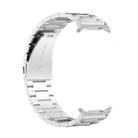 For Samsung Galaxy Watch Ultra 47mm / Ultra 2025 Three Beads Stainless Steel Watch Band with Removal Tool(Silver) - 2