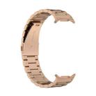 For Samsung Galaxy Watch Ultra 47mm / Ultra 2025 Three Beads Stainless Steel Watch Band with Removal Tool(Rose Gold) - 2
