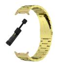 For Samsung Galaxy Watch Ultra 47mm / Ultra 2025 Three Beads Stainless Steel Watch Band with Removal Tool(Gold) - 3