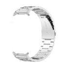 For Samsung Galaxy Watch8 / Watch8 Classic Three Beads Stainless Steel Watch Band with Removal Tool(Silver) - 2
