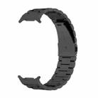 For Samsung Galaxy Watch8 / Watch8 Classic Three Beads Stainless Steel Watch Band with Removal Tool(Black) - 2