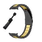 For Samsung Galaxy Watch8 / Watch8 Classic Three Beads Stainless Steel Watch Band with Removal Tool(Black Gold) - 3
