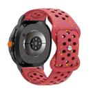 For Samsung Galaxy Watch8 / Watch8 Classic Eco-Friendly Granular Colorful Dots Silicone Watch Band(Red) - 1