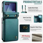 For Samsung Galaxy Z Flip7 CaseMe C22 Card Slots Holder RFID Anti-theft Phone Case(Green) - 2