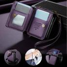 For Samsung Galaxy Z Flip7 CaseMe C22 Card Slots Holder RFID Anti-theft Phone Case(Purple) - 3
