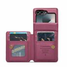 For Samsung Galaxy Z Flip7 FE CaseMe C22 Card Slots Holder RFID Anti-theft Phone Case(Red) - 2