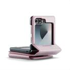 For Samsung Galaxy Z Flip7 FE CaseMe C22 Card Slots Holder RFID Anti-theft Phone Case(Pink) - 3