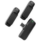 M6 2 Microphone + 1 Receiver Wireless Microphone AI Noise Reduction Live Streaming Mic(Black) - 1