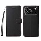 For iPhone 17 Pro Max ENKAY RFID Blocking Wallet Kickstand Litchi Texture Leather Phone Case(Black) - 2