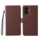 For iPhone 17 ENKAY RFID Blocking Wallet Kickstand Litchi Texture Leather Phone Case(Brown) - 2
