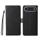 For iPhone 17 Air ENKAY RFID Blocking Wallet Kickstand Litchi Texture Leather Phone Case(Black) - 2
