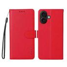 For iPhone 16 Plus ENKAY RFID Blocking Wallet Kickstand Litchi Texture Leather Phone Case(Red) - 2