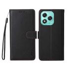 For Honor 400 Lite ENKAY RFID Blocking Wallet Kickstand Litchi Texture Leather Phone Case(Black) - 2