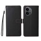 For Honor 400 Global 156.5mm ENKAY RFID Blocking Wallet Kickstand Litchi Texture Leather Phone Case(Black) - 2