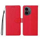 For Honor 400 Global 156.5mm ENKAY RFID Blocking Wallet Kickstand Litchi Texture Leather Phone Case(Red) - 2