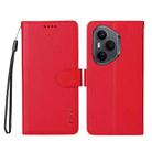 For Honor 400 Pro Global 160.8mm ENKAY RFID Blocking Wallet Kickstand Litchi Texture Leather Phone Case(Red) - 2