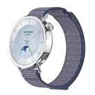 For Xiaomi Watch S4 41mm Quick Release Two Section Braided Nylon Loop Watch Band(Midnight Blue) - 1