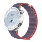 For Xiaomi Watch S4 41mm Quick Release Two Section Braided Nylon Loop Watch Band(Glossy Pink) - 1