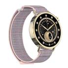 For Xiaomi Watch S4 41mm Quick Release Two Section Braided Nylon Loop Watch Band(Pink Sand) - 2