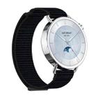 For Xiaomi Watch S4 41mm Quick Release Two Section Braided Nylon Loop Watch Band(Deep Black) - 2