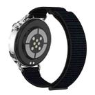 For Xiaomi Watch S4 41mm Quick Release Two Section Braided Nylon Loop Watch Band(Deep Black) - 3