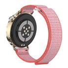 For Xiaomi Watch S4 41mm Quick Release Two Section Braided Nylon Loop Watch Band(Brilliant Pink) - 3