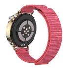 For Xiaomi Watch S4 41mm Quick Release Two Section Braided Nylon Loop Watch Band(Hibiscus Pink) - 3