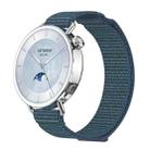 For Xiaomi Watch S4 41mm Quick Release Two Section Braided Nylon Loop Watch Band(Deep Misty Gray) - 1