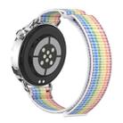 For Xiaomi Watch S4 41mm Quick Release Two Section Braided Nylon Loop Watch Band(Colorful) - 3