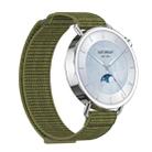 For Xiaomi Watch S4 41mm Quick Release Two Section Braided Nylon Loop Watch Band(Olive Green) - 2