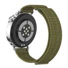 For Xiaomi Watch S4 41mm Quick Release Two Section Braided Nylon Loop Watch Band(Olive Green) - 3