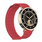 For Xiaomi Watch S4 41mm Quick Release Two Section Braided Nylon Loop Watch Band(China Red) - 2
