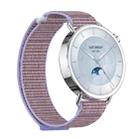For Xiaomi Watch S4 41mm Quick Release Two Section Braided Nylon Loop Watch Band(Lilac) - 2