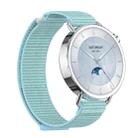 For Xiaomi Watch S4 41mm Quick Release Two Section Braided Nylon Loop Watch Band(Chrysanthemum Blue) - 2