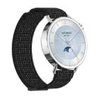 For Xiaomi Watch S4 41mm Quick Release Two Section Braided Nylon Loop Watch Band(Reflective Black) - 2
