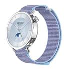 For Xiaomi Watch S4 41mm Quick Release Two Section Braided Nylon Loop Watch Band(Azure Blue) - 1