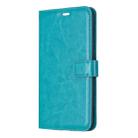 Crazy Horse Texture Horizontal Flip Leather Case with Holder & Card Slots & Wallet & Photo Frame for huawei p30(blue) - 1
