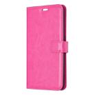 For Huawei P30 Lite Crazy Horse Texture Horizontal Flip Leather Case with Holder & Card Slots & Wallet & Photo Frame(rose) - 1