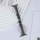 For Apple Watch 46mm / 49mm / 45mm / 44mm Lace Edged Diamond Alloy Metal Watch Band(Black) - 2