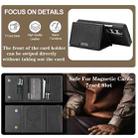 For Samsung Galaxy Z Fold7 5G Kalebol Strong Magnetic MagSafe Tri-Fold Wallet Side Sticker Leather Phone Case(Black) - 5