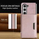 For Samsung Galaxy Z Fold7 5G Kalebol Strong Magnetic MagSafe Tri-Fold Wallet Side Sticker Leather Phone Case(Pink Gold) - 3