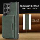 For Samsung Galaxy S25 Ultra 5G Kalebol Strong Magnetic MagSafe Tri-Fold Wallet Side Sticker Leather Phone Case(Green) - 3