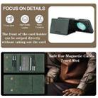 For Samsung Galaxy Z Flip6 Kalebol Strong Magnetic MagSafe Tri-Fold Wallet Side Sticker Leather Phone Case(Green) - 5
